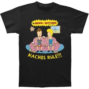 ROCKPANDA Beavis & Butthead Nachos Rule 반팔티