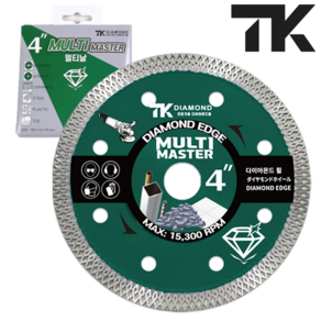 TK 타일 글라인더날 106mm 멀티마스터 다이아몬드 융착 그라인더날 간편한 만능날