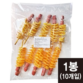 20cm 국산 회오리 쏘감자 500g(50gx10개입) 소세지토네이도감자, 500g, 1개