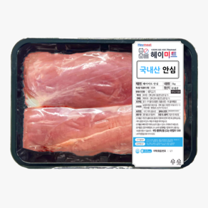 [헤이미트] 국내산 안심 장조림 돼지고기카레 탕수육고기 돈가스용 냉장 1kg