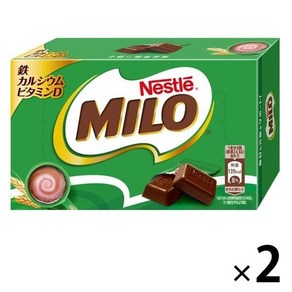 일본간식 일본과자 일본초콜릿 Nestle 네슬레재팬 MILO 마일로 초콜릿 62g x 2상자, 2개