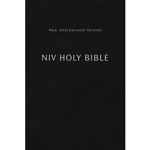 (영문도서) Niv Holy Bible Compact Paperback Black Comfort Print Paperback