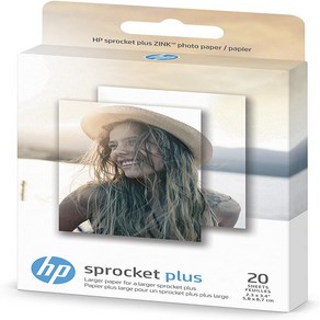 Oiginal Vesion HP Spocket Photo Pape 2.3 x 3.4 in 20 원본 버전 HP Spocket 인화지 2.3 x 3.4인치 20, 1개, No option