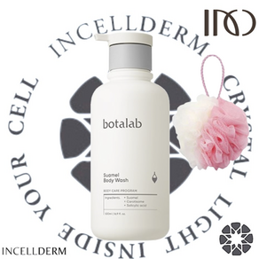 정품QR코드 부착 [오늘 출발v] 인셀덤 [ 보타랩 슈아멜 바디샴푸 500ml 샤워볼 ] INCELLDERM-BOTALAB