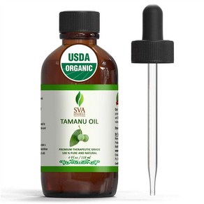 SVA 오가닉 타마누오일 천연오일 118ml SVA Organic Tamanu Oil 4 oz