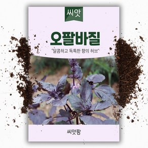 씨앗팜 허브 오팔 바질 씨앗 (500립), 1개