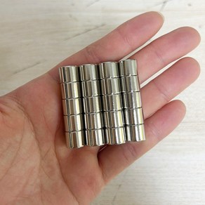 D10*8T 네오디움 원형자석 ND 지름 10mm x 두께 8mm [유리], 20개