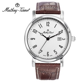 메티티솟 Mathey-Tissot 남성 가죽밴드시계 HB611251AG