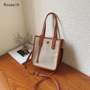 Roseelk 여성 가방 봄&여름 크로스백 스타일리쉬한 디자인 숄더백 토트백