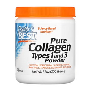 Doctor's Best Best Pure Collagen Types 1 and 3 닥터스베스트 퓨어 콜라겐 파우더 7.1oz(200g)