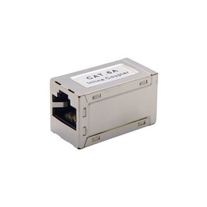 [Coms] 컴스 RJ45 (8P8C) Inline 커플러 I형 CAT6A Metal [XB265], 선택없음, 1개