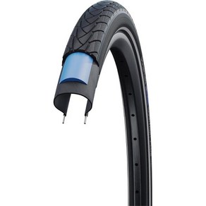 SCHWALBE 슈발베 마라톤 플러스 700X32C 스마트가드 리플렉티브 포함 유선 타이어, One Size, 1개