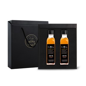 국산 참기름 2종 명절 선물세트(180ml), 2개, 180ml