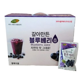 황해식품 자연속애 갈아만든 토마토 블루베리 석류 칡 종합야채즙 100ml