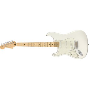 Fende 일렉트릭 기타 Playe Statocaste Left-Handed Maple Fingeboad Pola White, 1개