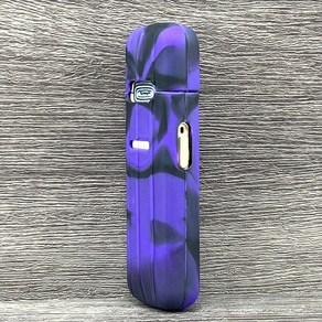 In stock Silicone case fo Voopoo Vmate E cove Potective Rubbe Sleeve with Fee lanyad, Black puple