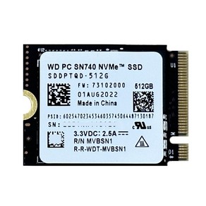 512G 1T 2T 2230 M2 SN740 NVMe 하드 드라이브 SSD데이터, SN530 512G 2230