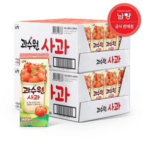 과수원 과일주스 사과맛, 190ml, 48개