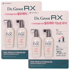 닥터그루트 RX 탈모케어토닉, 2세트, 180ml