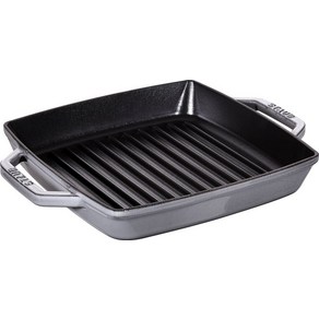 staub 23 cm] IH Gill & Fying Pan 40511-729 스토우브 [퓨어 그릴 스퀘어 그레이 그릴, 1개