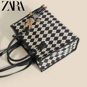 ZARA 자라 가방 숄더 사각 체크 백