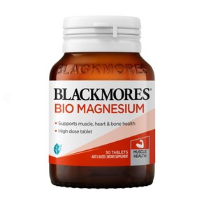 블랙모어스 Blackmoes 바이오 마그네슘 50정 비타민 포함 뼈 근육 건강 복합 영양 보충제, 1개