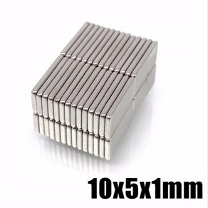 강력자석 사각 10x5x1mm 네오디움, 사각자석10x5x1mm(1개)