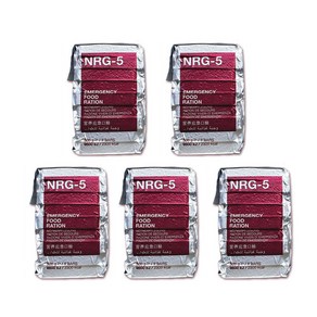 NRG-5 엔알지5 독일 비상식량 전투식량 2300kcal 24년 7월 생산, 500g, 5개