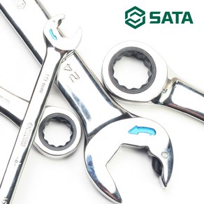 SATA 더블라쳇기어렌치 13mm 스패너 양구 렌치