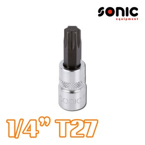 SONIC 소닉 1/4인치 톡스비트소켓 T27 별비트소켓 8163727