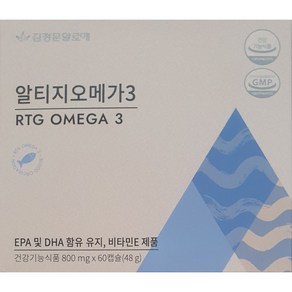 김정문알로에 알티지 오메가3 800mg x 60캡슐 (48 g), 60정, 1개