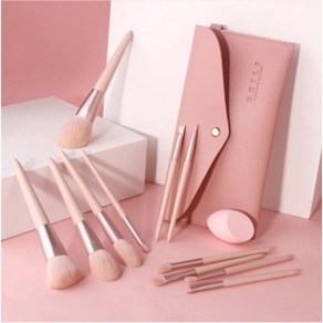 BEILI 핑크 메이크업 브러쉬 세트(11개 구성) BEILI Make-up Face & Eye bush set BEILI, 브러쉬1set(11개구성), 1세트, PINK