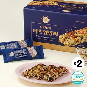 김규흔 한과 더 건강한 너츠 영양바 80개입 (40개입 X 2박스), 2개, 1kg