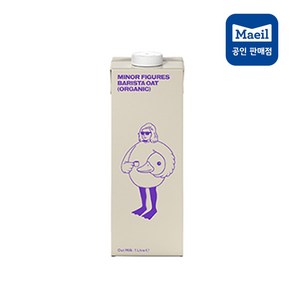 마이너피겨스 오트 밀크 귀리음료 - 1BOX (1L ), 1L, 6개