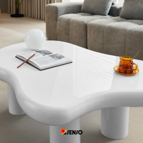 senso 센소 유광 구름 테이블 좌식 테이블, 화이트