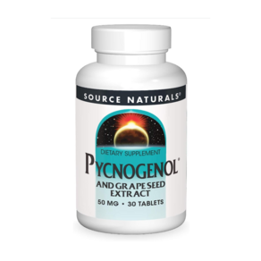 소스내추럴스 피크노제놀 Pycnogenol 그레이프 시드 50 mg 30타블렛, 1개, 30정