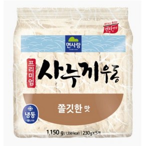 면사랑 프리미엄 사누끼우동 면발 쫄깃한맛 1.15kg (230g x 5개입) 3봉, 3개