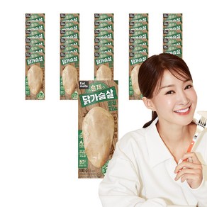 잇메이트 훈제 닭가슴살 할라피뇨맛, 30개, 100g