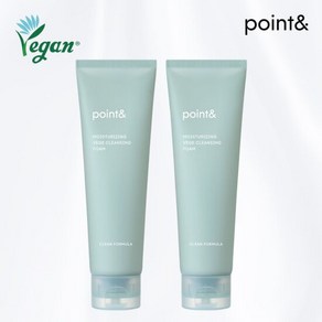 [포인트앤] point& 수분촉 베지 클렌징폼 150g X 2개