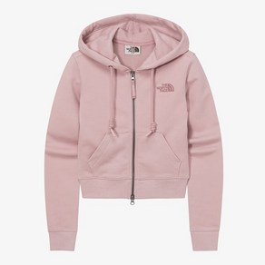 노스페이스 여성 후드티 공식 NJ5JQ82L 화이트라벨 다잉 후드 집업SOFT PINK