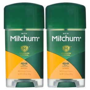 2.25 Ounce (Pack of 2) Mitchum Clea Gel Antipespiant Deodoant fo Men Supe Spot - 2.25 oz -, 2개