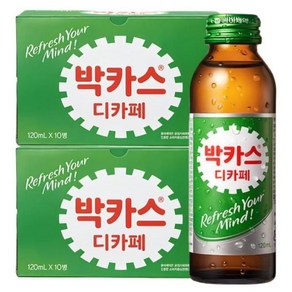 박카스 디카페인 120ml x 20병, 20개