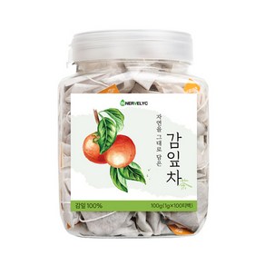 이너블릭 1500만 티백 판매 감잎차 티백, 1g, 100개, 1개, 100개입