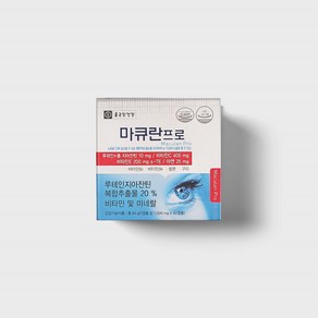 마큐란프로 1000mg 60캡슐 눈건강종합영양제 루테인지아잔틴, 1박스, 60정