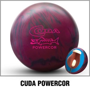 [볼링공] 공인구 콜롬비아300 쿠다 파워 Cuda PowerCOR 소프트볼 훅볼