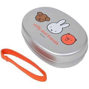 Kutsuwa 쿠츠와(Kutsuwa) 미피 알루미늄 도시락 miffy 키즈 런치 시리즈 MF809 일본제, 1개