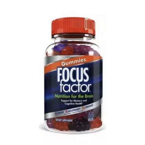 Focus Facto Gummies Nutition fo the Bain (60 Gummies) EXP 10/2024 809568, 1개