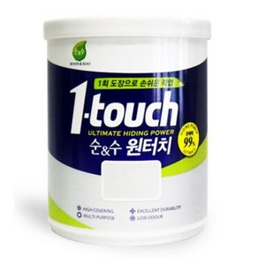 순앤수 노루페인트 원터치 페인트, 소프트(퓨어) 화이트, 1L, 1개