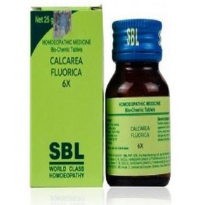 SBL Calcaea Fluoica Biochemic Tablet 6X 25 gm, 1개