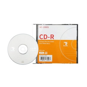 LG CD-R 700MB 52x 1P 슬림 케이스 공CD 공씨디